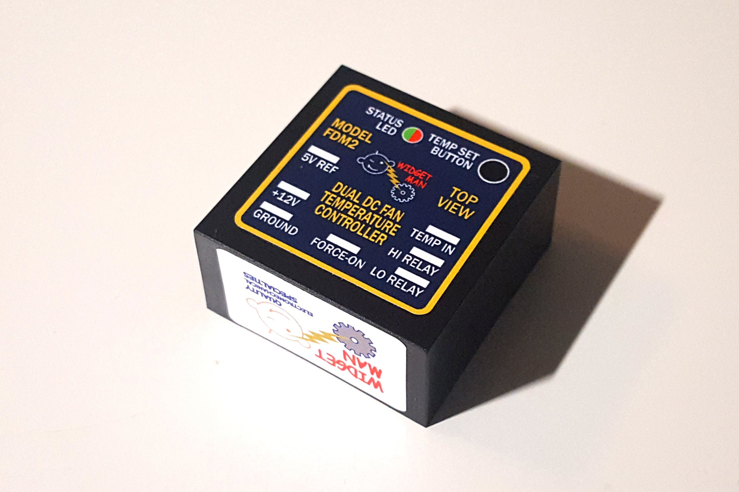Widget Man FDM2 -- Self-learning DC Fan Relay Controller UPC 743407120857