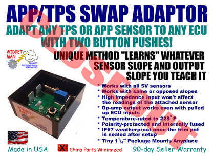 Widget Man VCM -- Voltage Matcher for APP/APS/TPS, UPC 743407120826