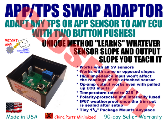 Widget Man VCM -- Voltage Matcher for APP/APS/TPS, UPC 743407120826