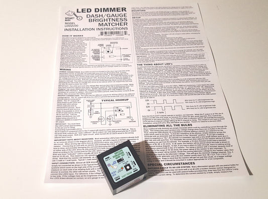 Widget Man LDD2 -- Self-Learning LED / Bulb Dimming Matcher UPC 743407120864