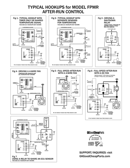 Widget Man FPMR -- Self-Learning After-Run Timer w/ Temperature Cutoff -- UPC 743407120888