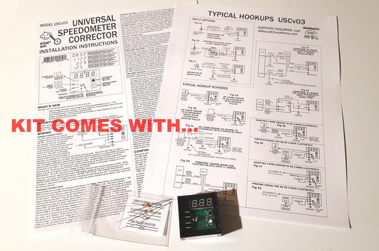 Widget Man USC -- Universal Speedo and Tacho Corrector UPC 767571999194