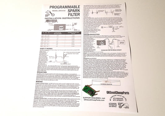 Widget Man ZSF2 -- Programmable Spark and Magneto Filter UPC 767571999255